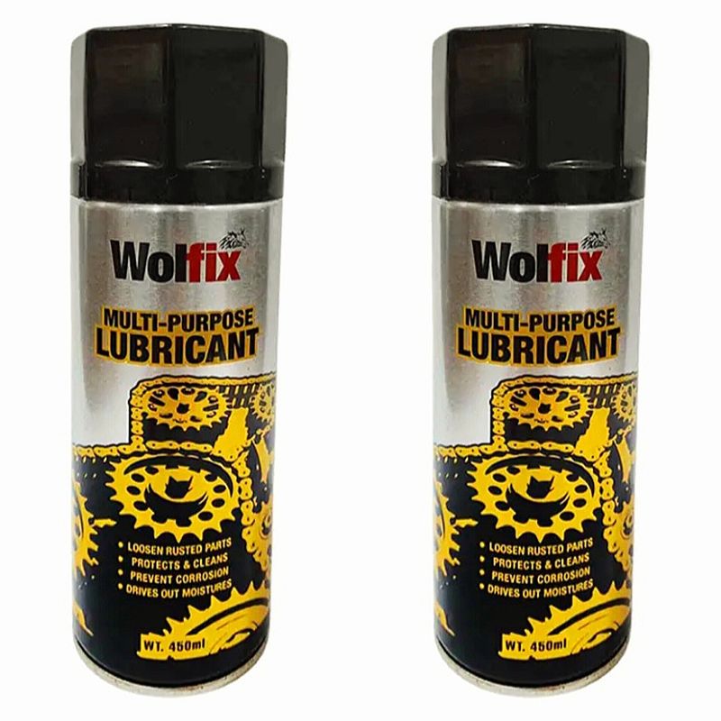 اسپری روان کننده ولفیکس مدل lubricant حجم 450 میلی لیتر بسته دو عددی